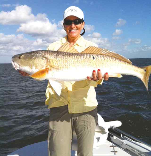 Judy Morgan Upper Laguna35&quot; redfish CPR