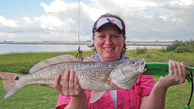 Danielle Tobias Port Bolivarfirst keeper redfish