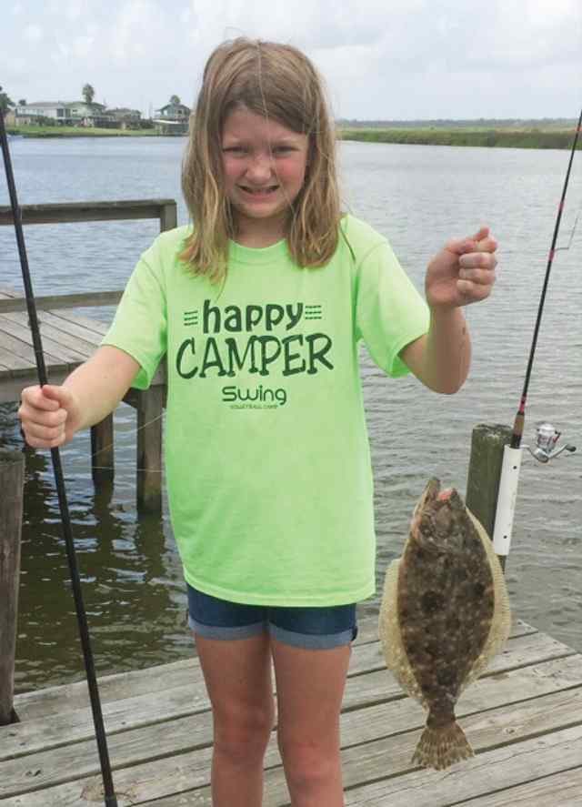 Bridget Bludau Lavaca Bay16&quot; first keeper flounder