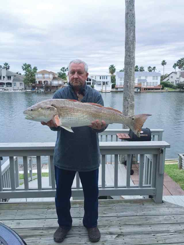 Leroy Radtke Bob Hall Pier39&quot; first bull red!