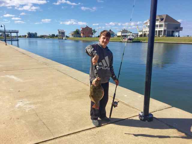 Mason Aulenbacher Port Bolivar - first saltwater fish!