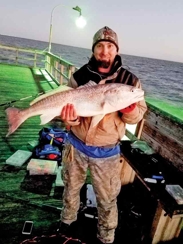 Jason Pringle Port O'Connor - 37" 18 lb first redfish!