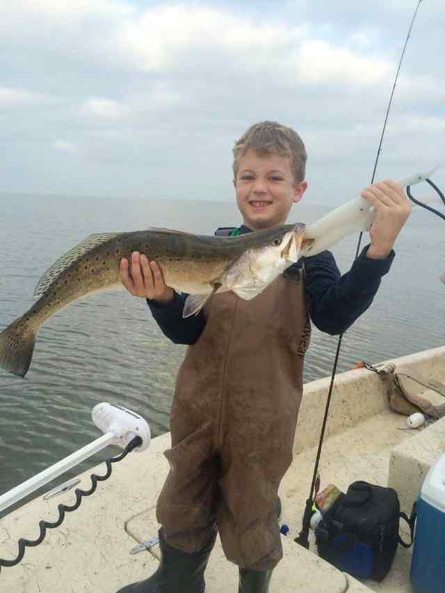 Luke Sorrel West Matagorda Bay - 24" trout