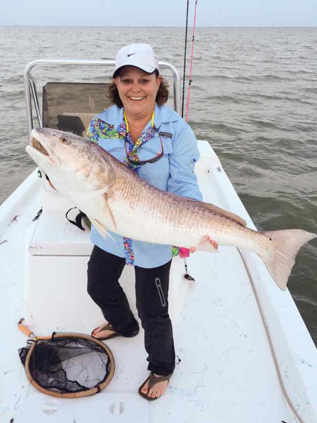 Sharon Weber Mesquite Bay - 44" redfish CPR