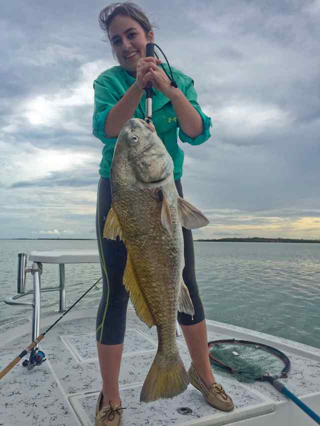 AnnaCarolina Garza South Padre Island - 34" first drum!