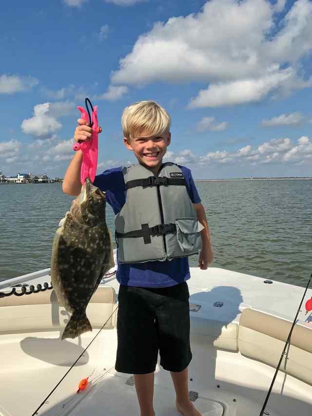 Tripper Isaac West Bay - flounder, youth tourney winner