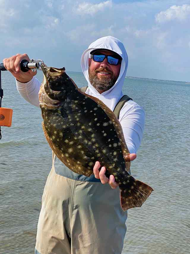 Chris Hajducek Nueces Bay - 25" 8 lb flounder