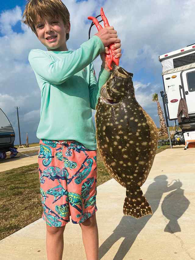 Jeremy Irby San Luis Pass - flounder