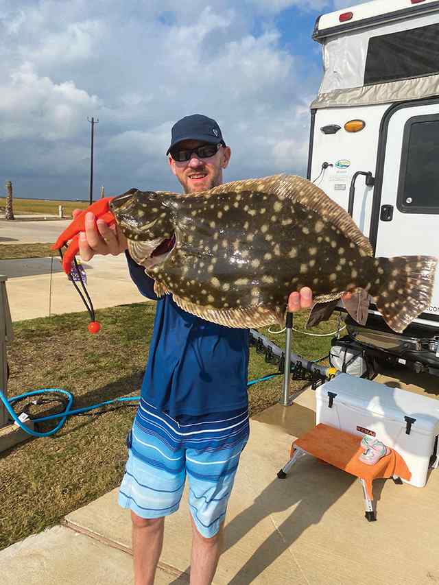 Jeremy Irby San Luis Pass - 23" flounder