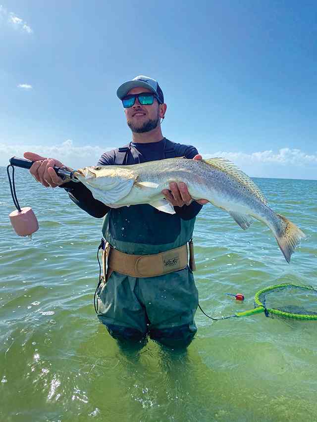 Chris Jones Port Mansfield - 28" trout