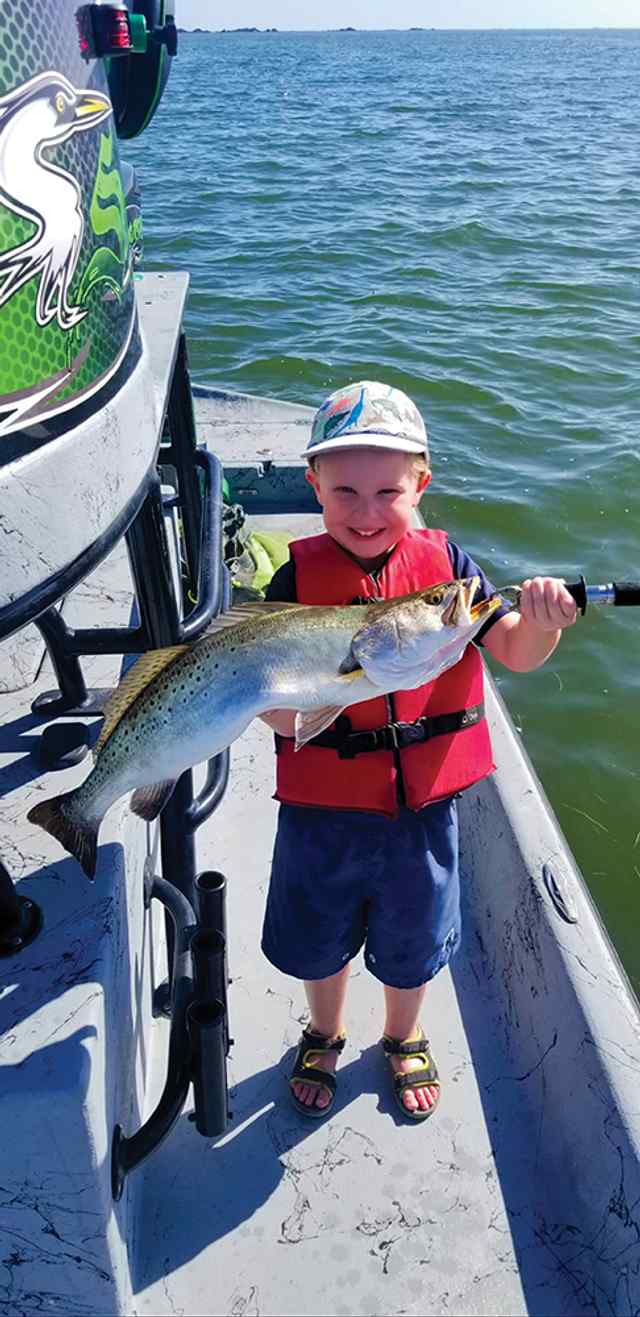 Carson Miller Laguna Madre - 25" personal best trout! CPR