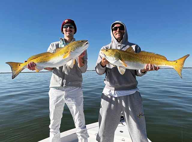 Riley Mulford & Sam Wittman Trinity Bay - 34" & 32" reds
