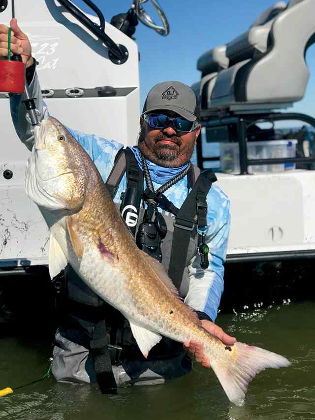 John Vann West Galveston Bay - 38" redfish CPR