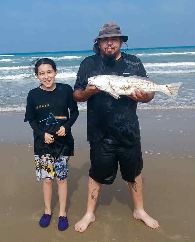 Joseph Zamora Boca Chica Beach - 22" redfish