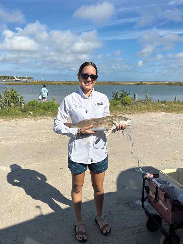 Clarissa Bravo Packery Channel, Laguna Madre - redfish, caught on live shrimp