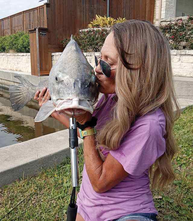 Holly Chiarello Galveston - black drum, caught on live shrimp