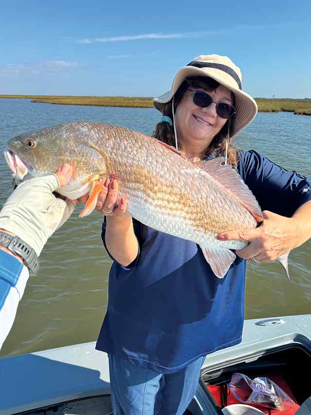 Martha Christison East Bay, Port Bolivar - 29" redfish