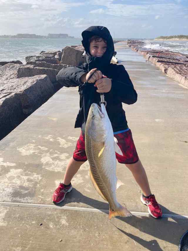 Caleb Loafman Port Aransas - 37" personal best red! CPR