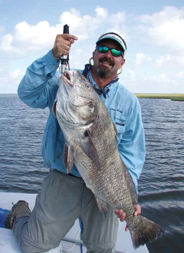 Chris Wolff West Matagorda
black drum, caught and released