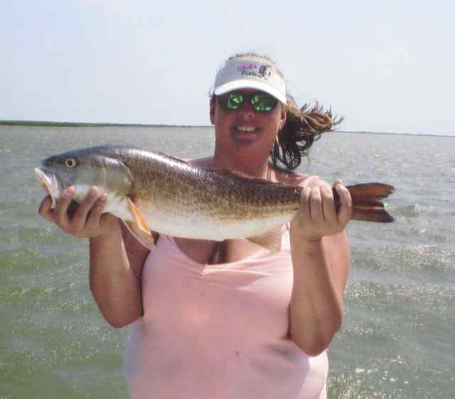 Shelly Caldwell Matagorda  27&quot; redfish