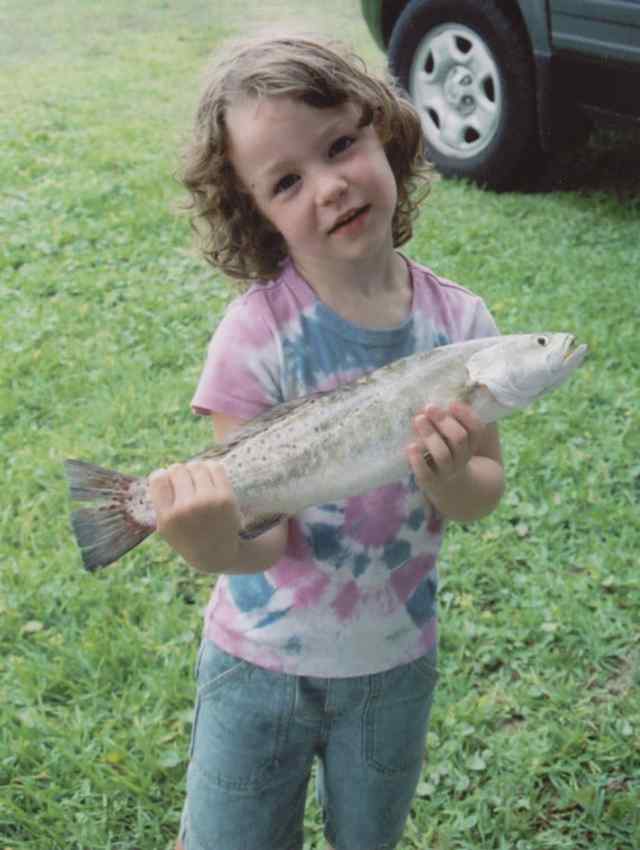 Sara Krejci San Louis Passfirst keeper trout!