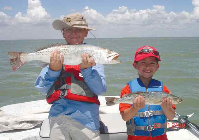 Ramiro Garza & Dillon Cuellar Port Mansfieldspeckled trouts