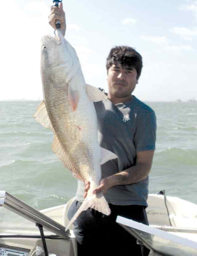 Publio Olivares Galveston Jetties40&quot; redfish