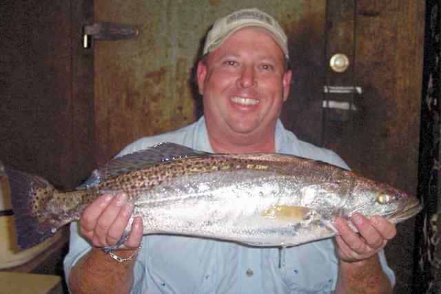 Glen Janow Matagorda26&quot; personal best trout!