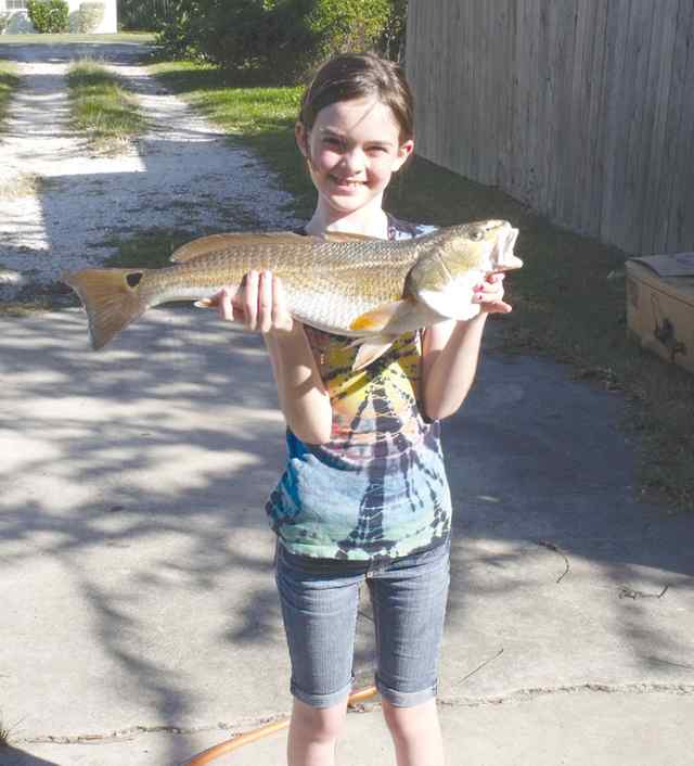 Riley Sellers Port Neches24&quot; first redfish!