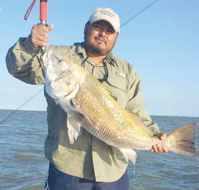 Ricky Limas, Sr. Baffin Bay36&quot; black drum