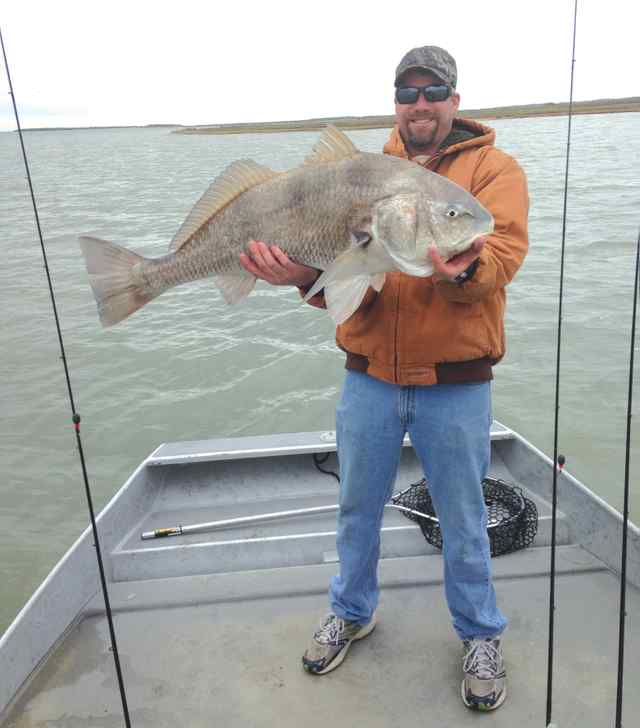 Pete Chase Ayres Bay, Rockport43&quot; black drum
