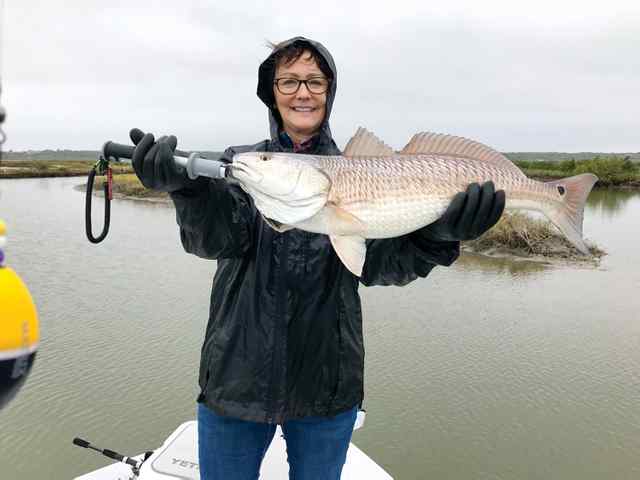 Debra Bilbrey Nueces Bay - 27.25" redfish CPR