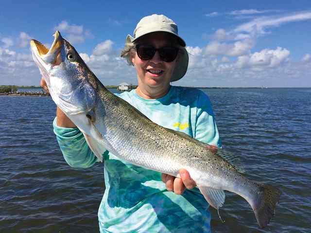 Myra Spurgin Lower Laguna Madre - 29.5" trout CPR