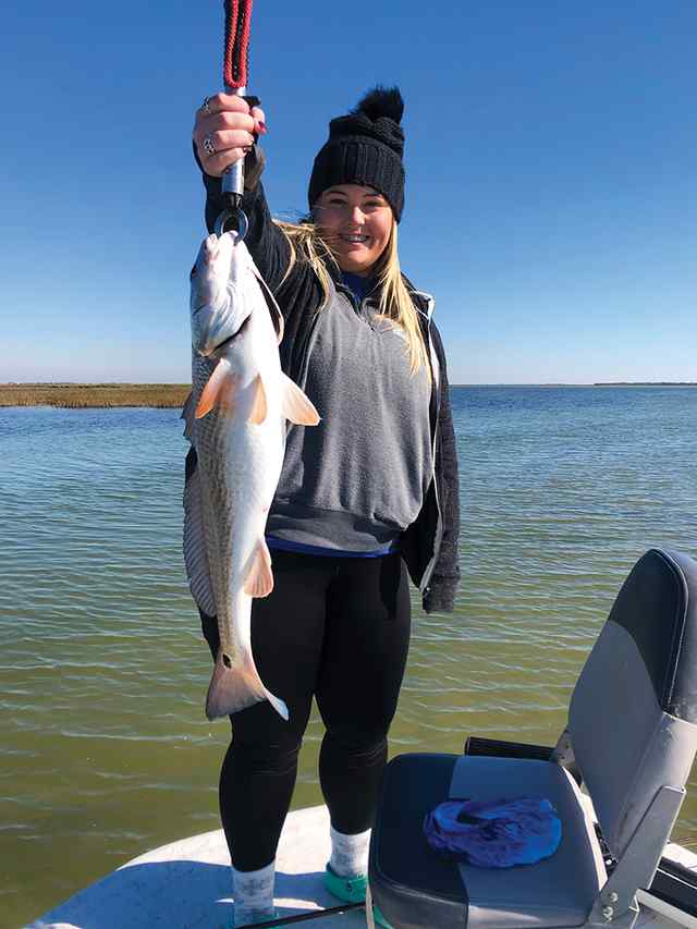 Katie Davis San Antonio Bay - 27" redfish CPR