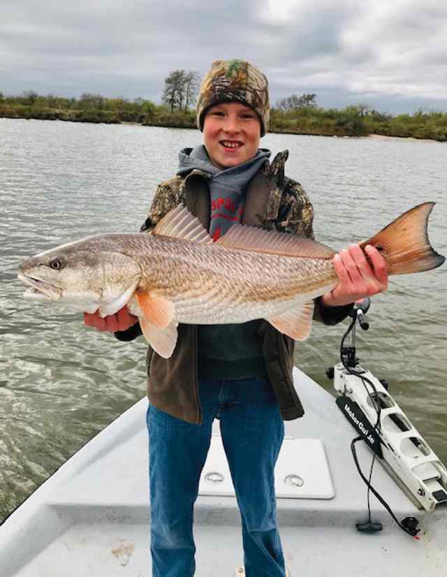 Cole Ives Garcitas Creek - 27.5" 8 lb first big red