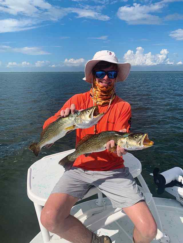 Mason Moore Port Mansfield - 23" & 21" trout