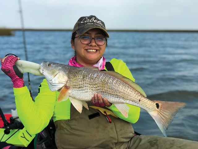 Veronica Rocha Matagorda Bay - 26" redfish