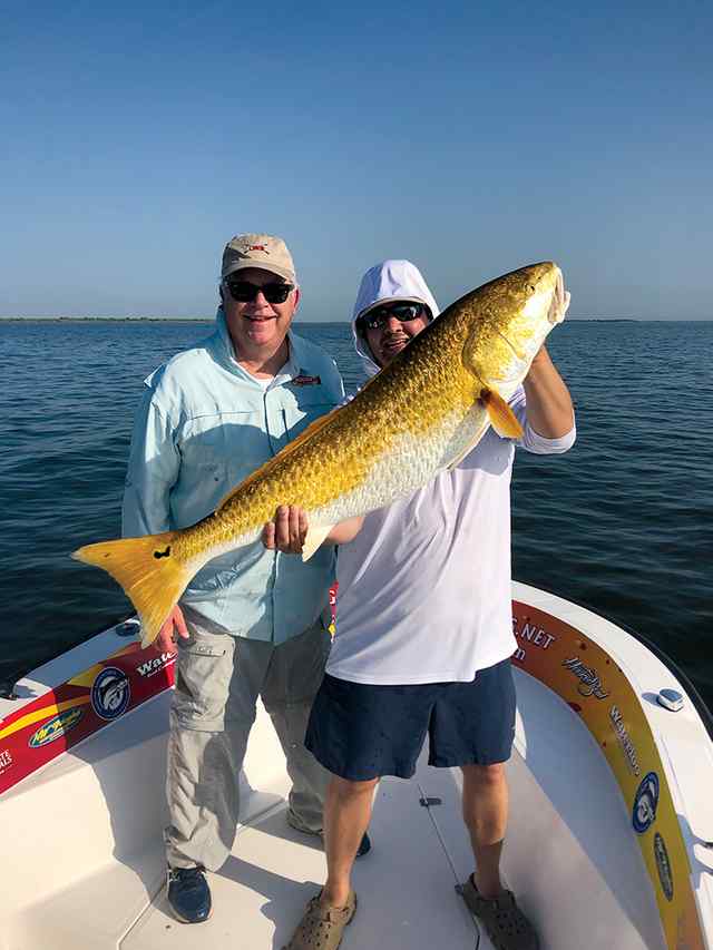 Jeb Bashaw & Stephen Spilker West Galveston Bay - redfish