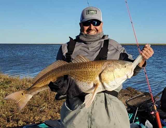 Daniel Orosco Matagorda - 40" first bull red! CPR