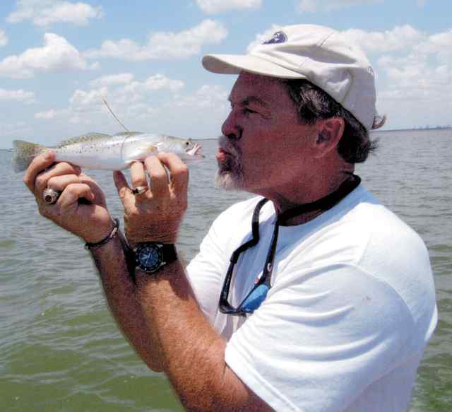 Bill Hill trout, tagged and released