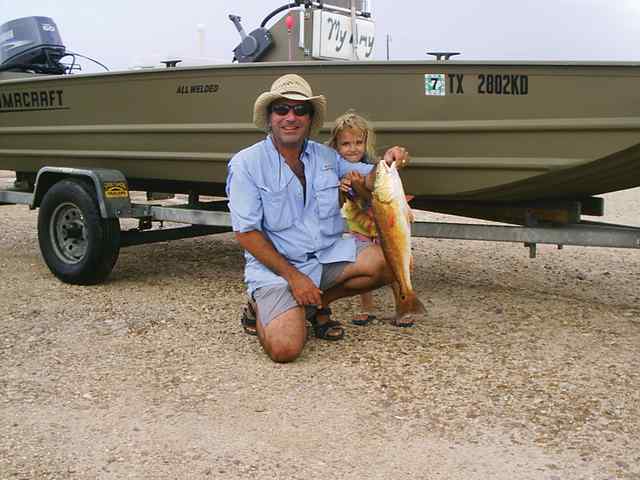 Frank Zequeria and daughter, Natalie Sargent27&quot; redfish