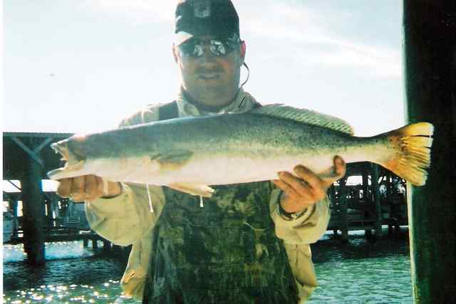 Scott Iguess Matagorda Bay28&quot; 7 lb 1 oz trout