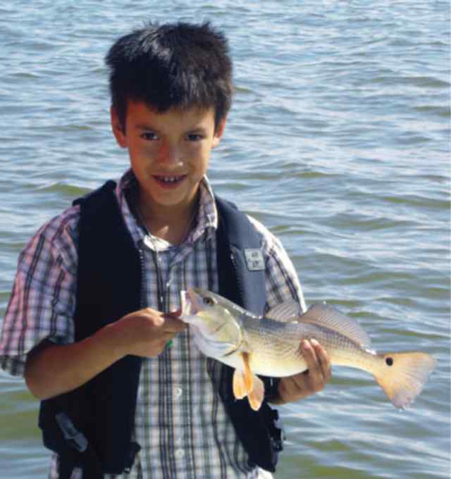 Colton Lopez Port Mansfieldfirst red! CPR