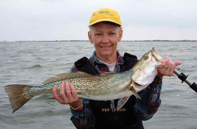 Joannie Hunt Baffin28&quot; trout CPR