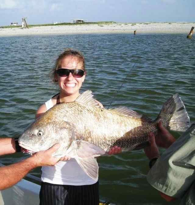 Christin Daniels Largest black drum to date! CPR