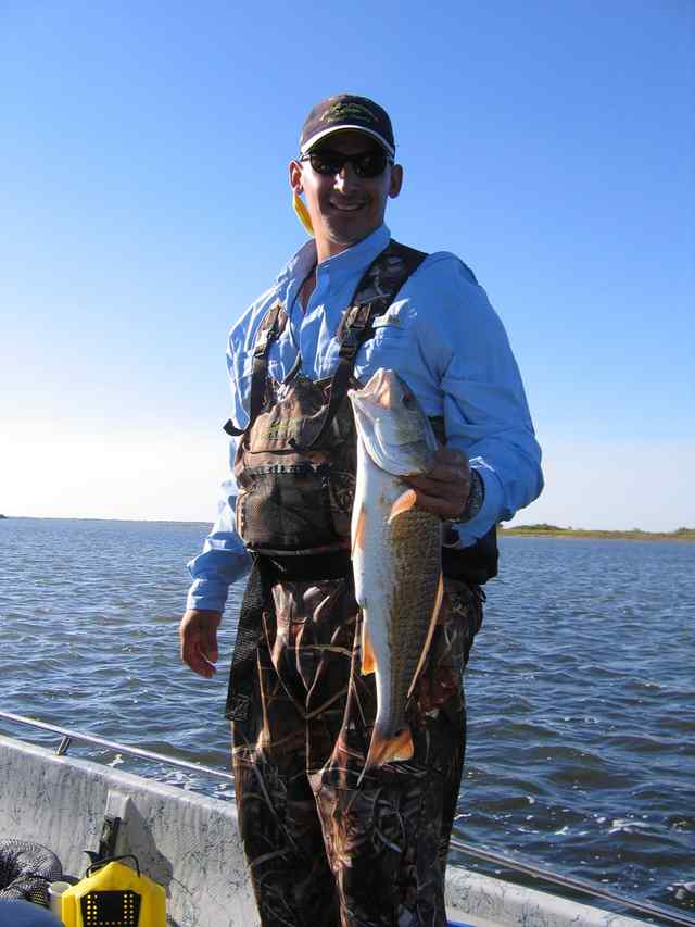 Rodney Pedraza Upper Laguna out of bird island basinredfish