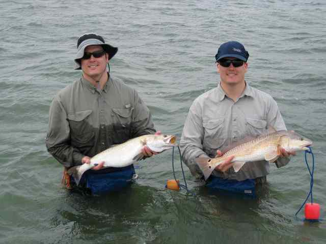 Deric and Eric Bryant Proudly displaying their catch of the month