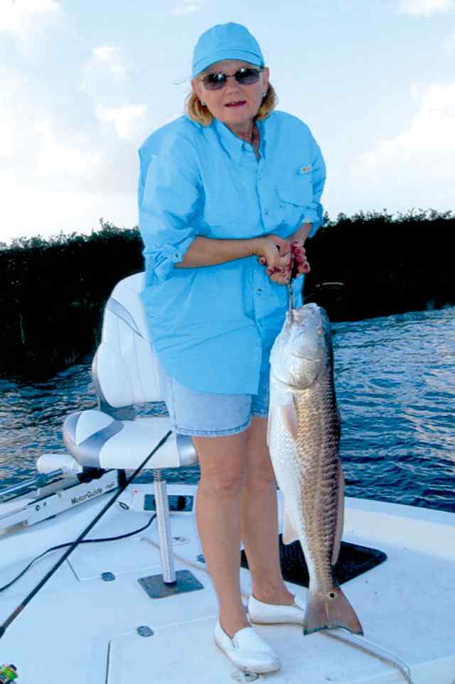 Sandra Baird Aransas Bay34&quot; redfish