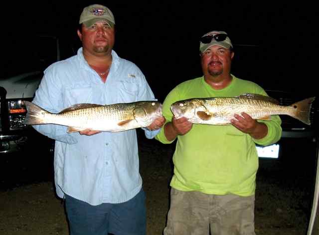 Benny Burns & Albert Martin Traylor Island
  27.5&quot; 7lb and 28&quot; 7.5lb reds