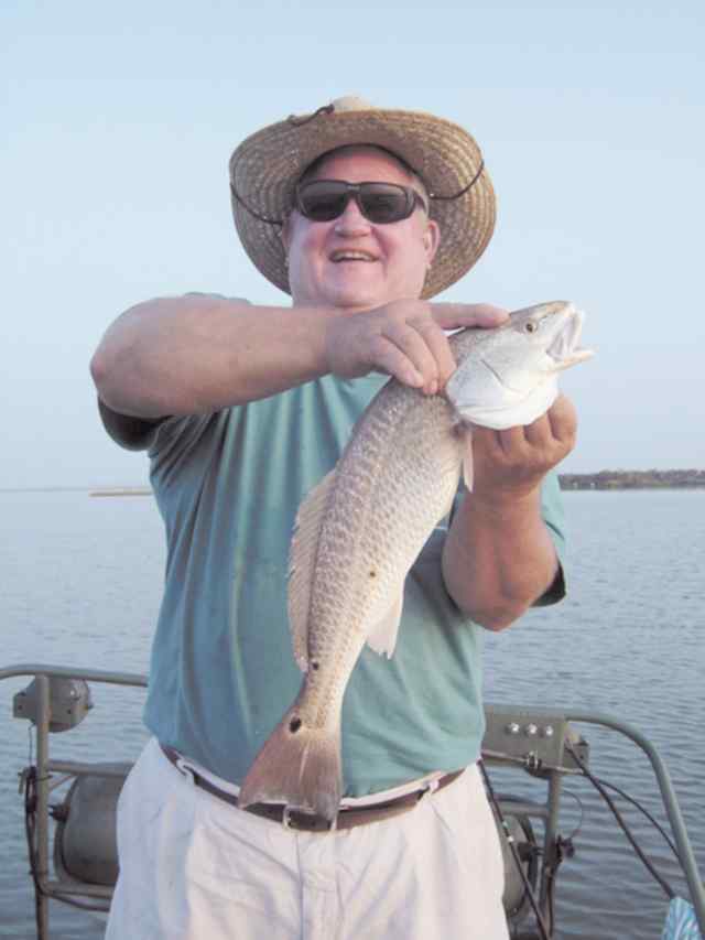Danny Koop Lavaca Bayredfish, caught and released